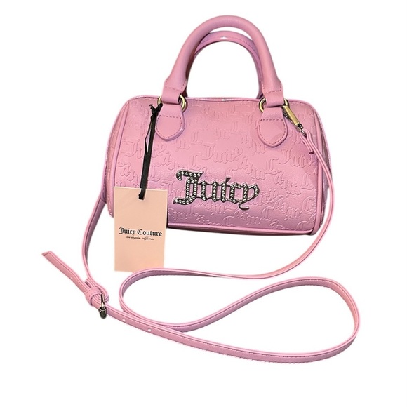 Juicy Couture Fondant Pink Semi Charmed Satchel Bag - Picture 1 of 14